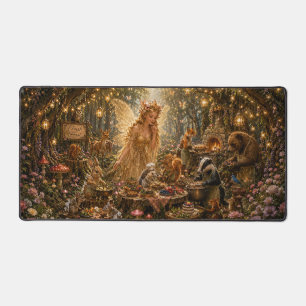 The Fairy's Enchanted Woodland Feast Desk Mat