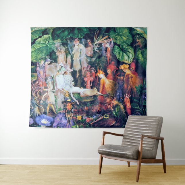The Fairy's Funeral, John Anster Fitzgerald Tapestry (In Situ (Horizontal))