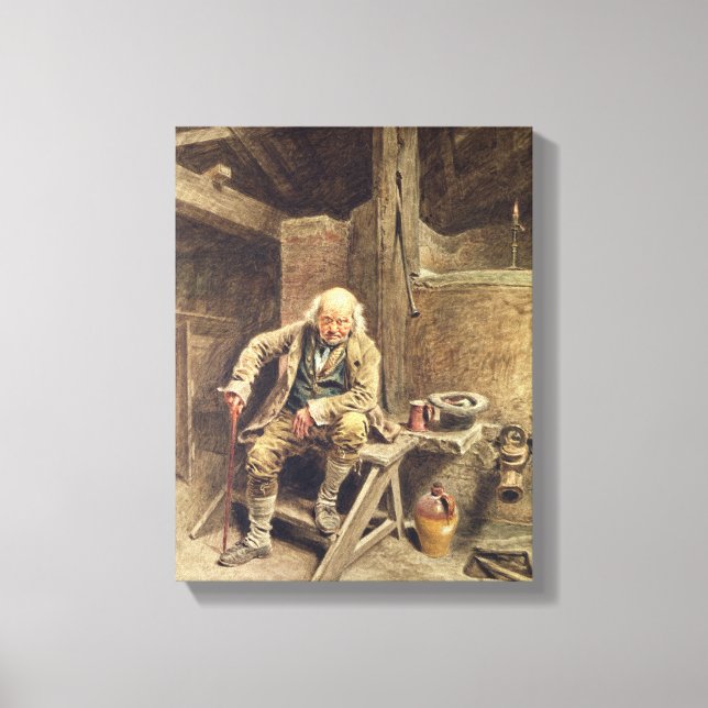 The Faithful Old Servant Canvas Print (Front)