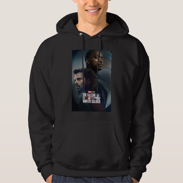 The Falcon and The Winter Soldier Shield Poster Hoodie (Front)