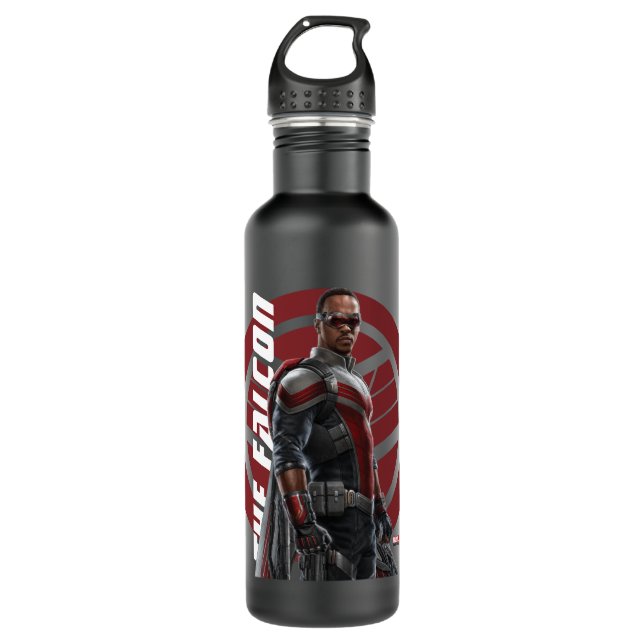 The Falcon Character Art 710 Ml Water Bottle (Front)