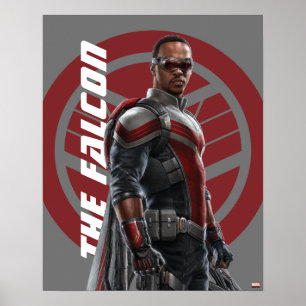 The Falcon Character Art Poster