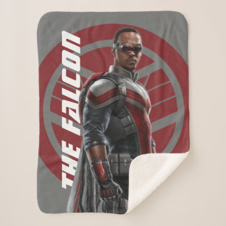 The Falcon Character Art Sherpa Blanket