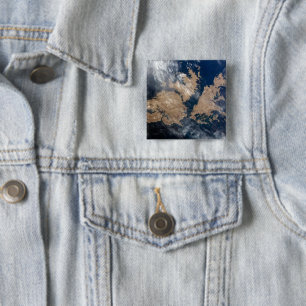 The Falkland Islands (Islas Malvinas). 2 Inch Square Button