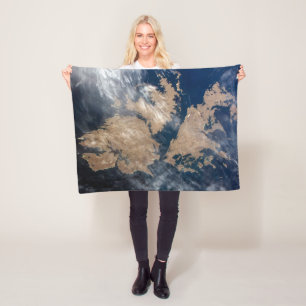 The Falkland Islands (Islas Malvinas). Fleece Blanket