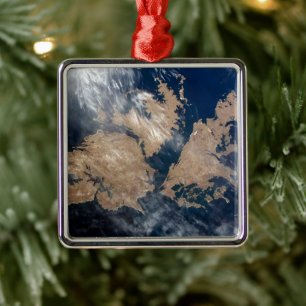 The Falkland Islands (Islas Malvinas). Metal Ornament