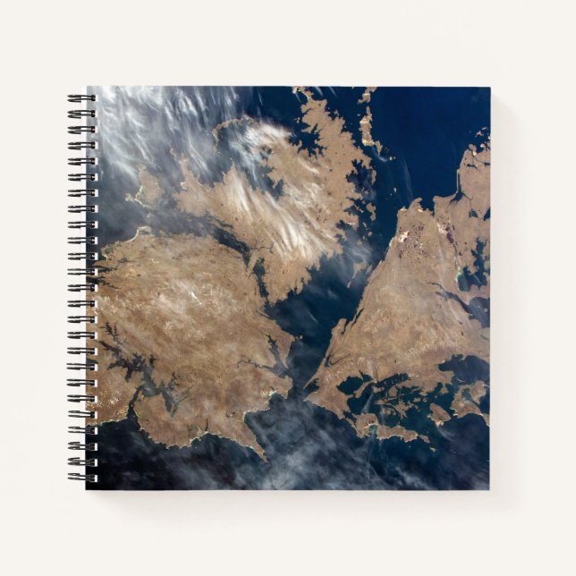 The Falkland Islands (Islas Malvinas). Notebook (Front)