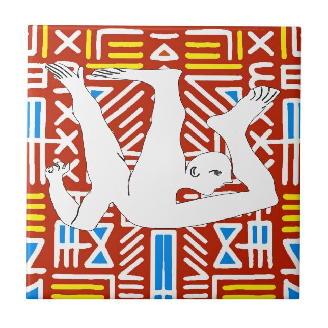 The Fall, Abstract, Dutch Look, Personalize Tile (Front)
