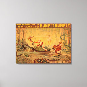 The fall and rise of Humpty Dumpty Theatre Canvas Print