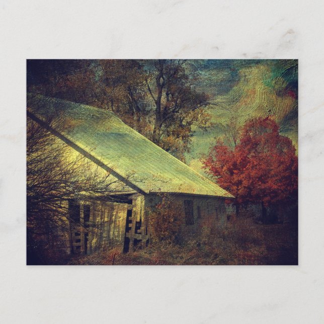 The Fall Barn Postcard (Front)