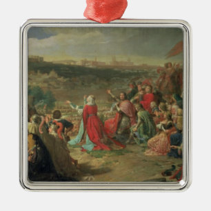 The Fall of Granada in 1492, 1890 Metal Ornament