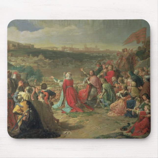 The Fall of Granada in 1492, 1890 Mouse Pad (Front)