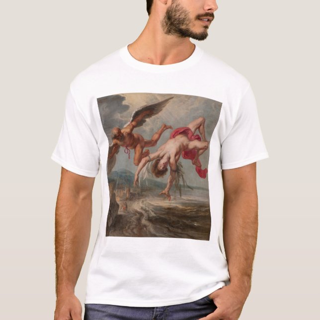 The Fall of Icarus (by Jacob Peter Gowy) T-Shirt (Front)