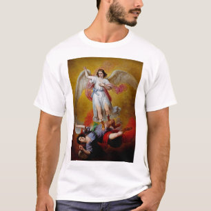 The fall of Lucifer by Antonio Maria Esquivel T-Shirt