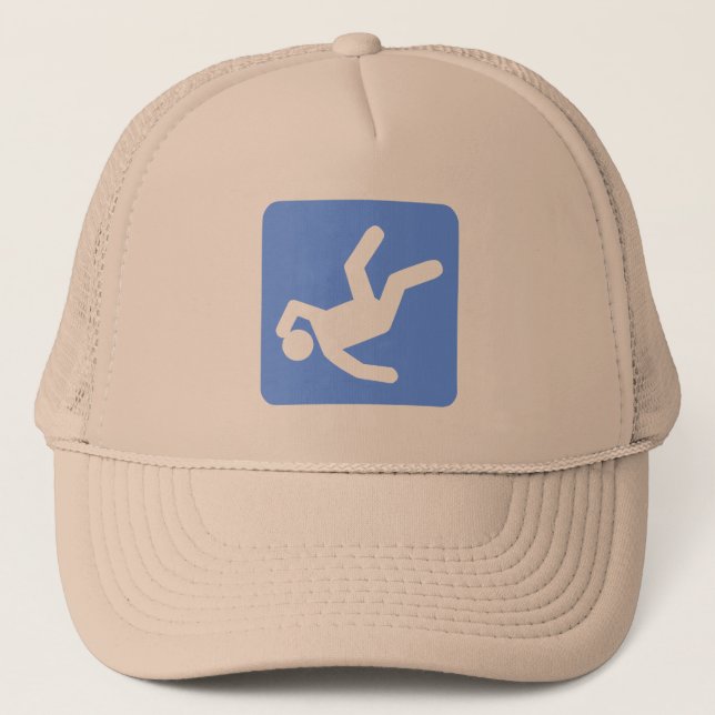 The Fall of Man - Baby Blue Trucker Hat (Front)