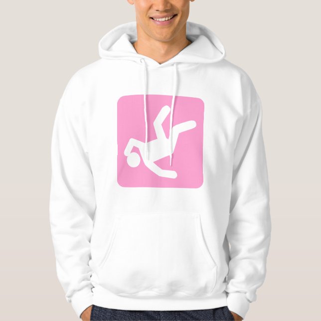 The Fall of Man - Pink Hoodie (Front)