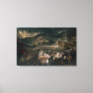 The Fall of Nineveh Canvas Print