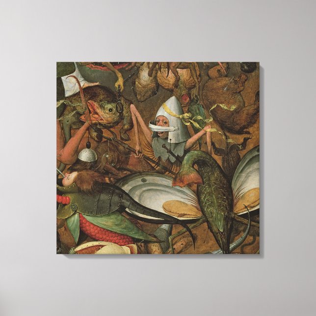 The Fall of the Rebel Angels, 1562 Canvas Print (Front)