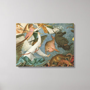 The Fall of the Rebel Angels, 1562 Canvas Print