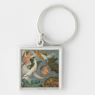 The Fall of the Rebel Angels, 1562 Keychain