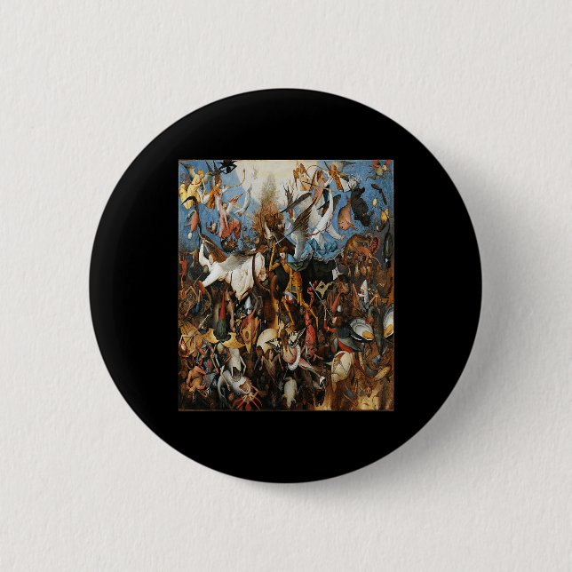 The Fall of the Rebel Angels  2 Inch Round Button (Front)