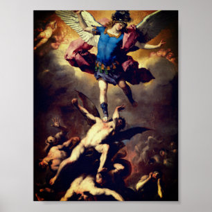 The Fall of the Rebel Angels (Luca Giordano) Poster