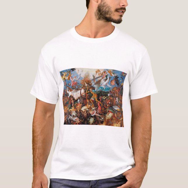 The Fall of the Rebel Angels, Pieter Bruegel T-Shirt (Front)