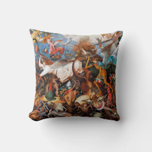 The Fall of the Rebel Angels, Pieter Bruegel Throw Pillow