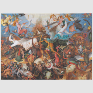 The Fall of the Rebel Angels, Pieter Bruegel Tissue Paper