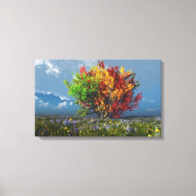 The Fall Spectrum (Afternoon) Canvas Print (Front)