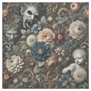 The Fallen Nursery – Gothic Statement Tile Fabric