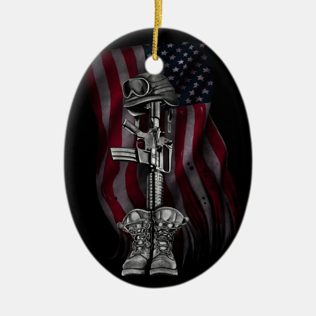 The Fallen Soldier Ornament (Front)