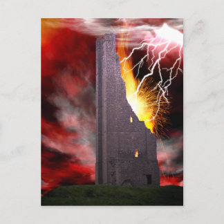 The Falling Tower Tarot Card Art