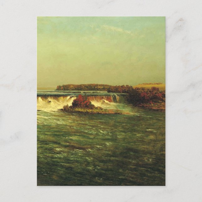 The Falls of Saint Anthony by Albert Bierstadt Postcard (Front)