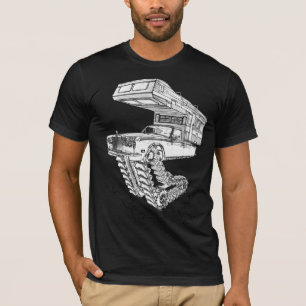 The Fameland Happy Camper - two sided front / back T-Shirt