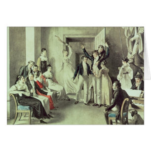The family of Franz Peter Schubert  playing games