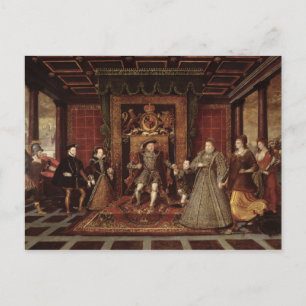 The Family of Henry VIII: Postcard