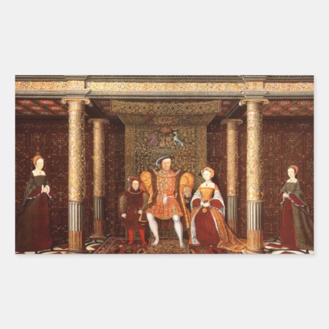 The Family of Henry VIII Sticker (Front)