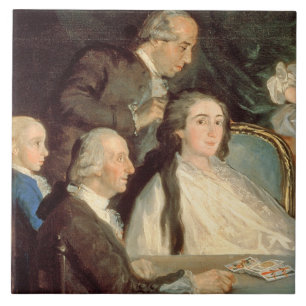 The Family of the Infante Don Luis de Borbon 2 Tile