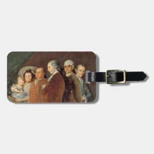 The Family of the Infante Don Luis de Borbon Luggage Tag