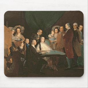 The Family of the Infante Don Luis de Borbon Mouse Pad