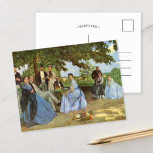 The Family Reunion   Frédéric Bazille Postcard