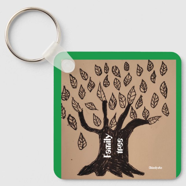 THE FAMILY TREE KEYCHAIN (Front)