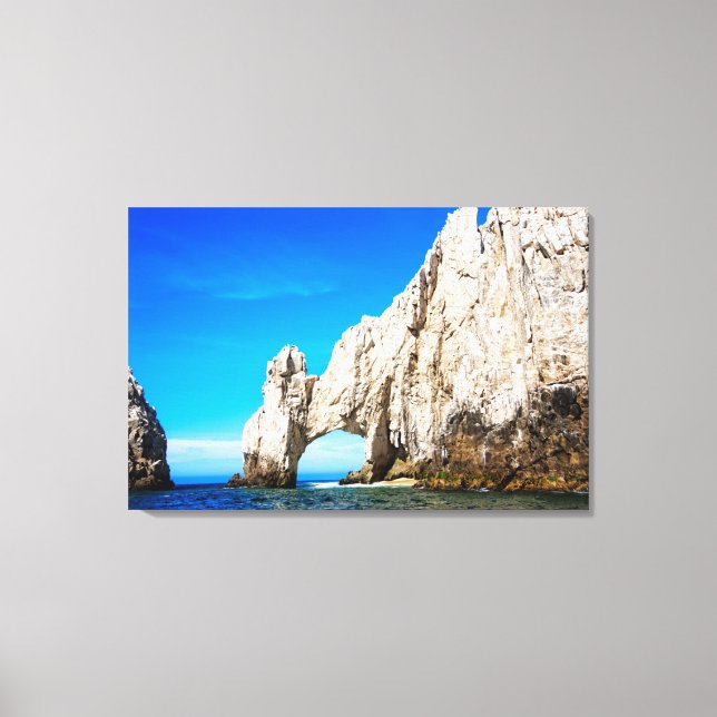 The Famous Arch In Cabo San Lucas Canvas Print (Front)