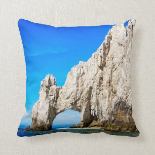 The Famous Arch In Cabo San Lucas Throw Pillow