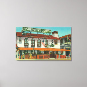 The Famous Fisherman's Grotto Bldg Canvas Print