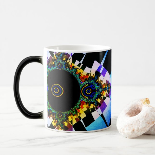 The Famous Full Mandelbrot Set Magic Mug (With Donut)