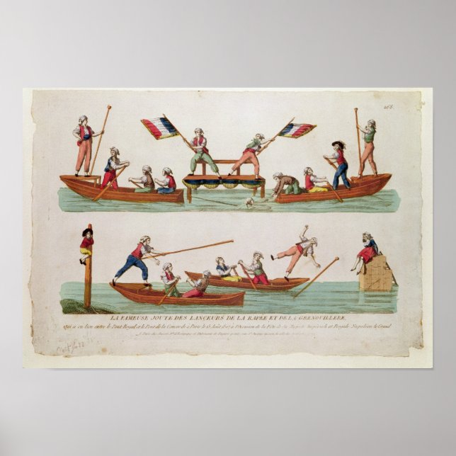 The Famous Joust between the Lancers Poster (Front)