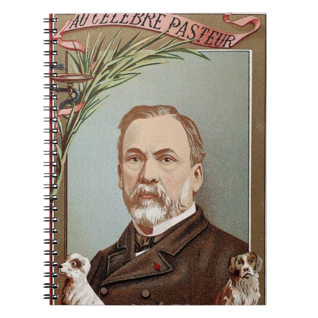 The Famous Louis Pasteur Portrait Historical Notebook (Front)
