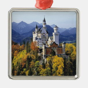 The fanciful Neuschwanstein is one of three Metal Ornament